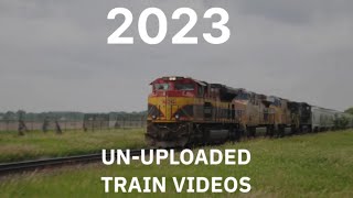 2023 Un-Uploaded Freight Train Videos Compilation (UP Albert Lea Sub)