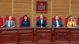 Visita de jueces de Hungría a Burgos