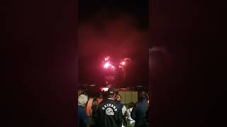 The last Monday evening of Fireworks display in Weymoith  2024