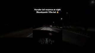 Toyota hyryder headlight response at night #shorts #hyryder #grandvitara #newcar #elevate #toyota