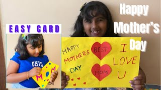 Mother’s Day || how to make mother's day card easy and beautiful | mother’s day card ideas