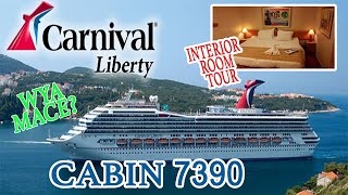 Carnival Liberty Cabin 7-390 Interior Room Tour