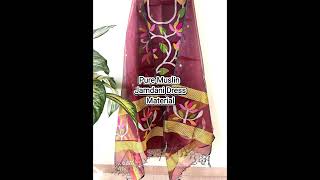 Pure Muslin jamdani Dress material/To shop 9810207913#myngels #shortvideo