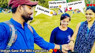 Meet My new girlfriend 🥰 l India Gate per Mili Ek Cute Girl Ho Gaya Pyar 😍 l Chaurasiya Vlogs 07