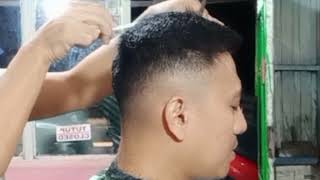 potong rambut ikal dan kering + keriting