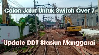 Backride Update Proyek DDT Manggarai Papasan Taksaka Kereta Argo Manahan 22-03-2023