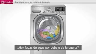 Soporte LG España - Fuga de agua por la puerta en Lavadora LG