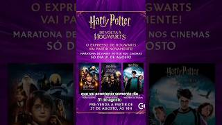 Preparem as varinhas ✨️ Maratona Harry Potter tá chegando 🍿