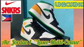 Unboxing the Air Jordan 1 Mid SE “Laser Multi-Colour” (Nike SNKRS Philippines 🇵🇭)