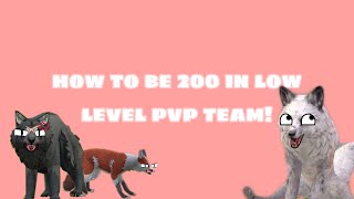 Wildcraft: How to join low level pvp teams as a 200 glitch **WORKING 2023**