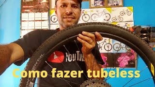 Como fazer tubeless passo a passo