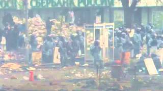 Fighting For Maidan In Kyev Ukraine, February 19 2014