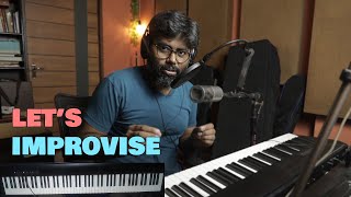 How to Improvise on Piano | Live unedited tutorial video 1