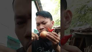 #shorts Makan bawang bombay pake cabe rawit