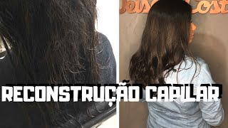 COMO SALVEI O CABELO?! RECONSTRUÇÃO CAPILAR | Maxuellen Martins