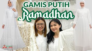 BERKAH RAMADHAN DGN GAMIS PUTIH STYLISH DR TOKO INNOVA! #gamismurah #gamis #gamisputih #grosir