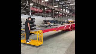 Motorized Logistics Warehouse Inbound Loading and Unloading Telescopic Belt Conveyor Trailer Loader