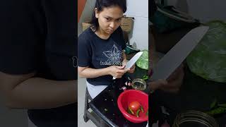 Tumis Selada Air dan sambal tahu cina