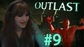 Sewers NOOO :'( Outlast Gameplay Walkthrough Part 9 Let's Play [With Facecam Reactions]