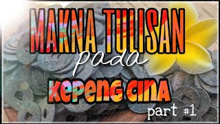 Pis Bolong, Kepeng China, Koin China dan Makna di setiap Dinasti part 1