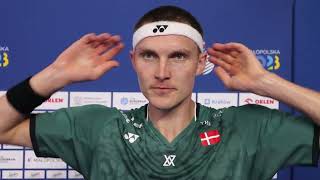 Viktor Axelsen po pierwszym na Igrzyskach Europejskich Kraków Małopolska 2023