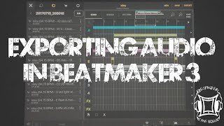 Exporting Audio in BeatMaker 3