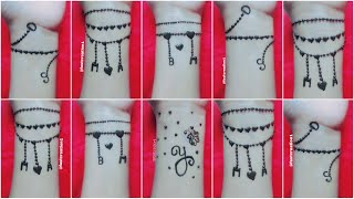 Different type alphabet tattoo mehndi designs।। lovely tattoo mehndi design for hand।। latest tattoo