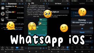 SAIU! WHATSAPP ESTILO IPHONE iOS 16 NO ANDROID 2022 🥀 - Fouad iOS 9.46 ESSE É O MELHOR?