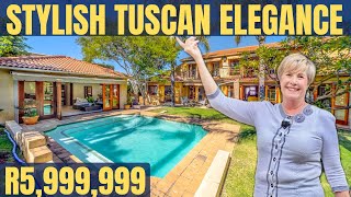 R5,999,999 Stylish Fusion of Spanish Hacienda and Tuscan Elegance