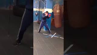 British Champion Tommy Langford training for his mandatory title defence against Jack Arnfield