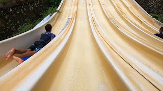 6 Lane Racer Water Slide At Bukit Gambang Water Park