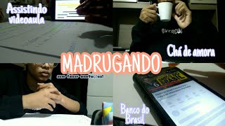 STUDY VLOG: Uma madrugada de estudos | Amanda Karolayne