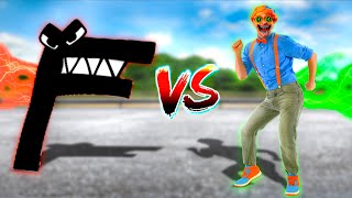 EVIL BLIPPI vs F IN REAL LIFE! *Who Will Win?*