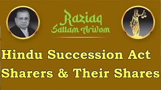 Who are Legal Heirs in Hindu Succession Act?, What are Their Shares?, English - Raziaq Law Tube