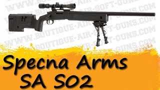 Présentation du SA S02 de Specna Arms, disponible sur BASG.