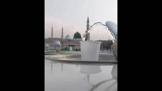 subhanallah indahnya Masjidin Nabawi Madinah Al Munawwarah sambil minum air Zam zam