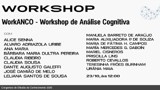 WorkANCO - Workshop de Análise Cognitiva