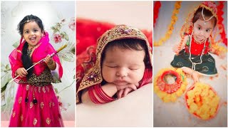 Radha Makeup Ideas | Little Gopika For Janmastami | Radha Krishna | Kids Photoshoot | Radhai | Sakhi