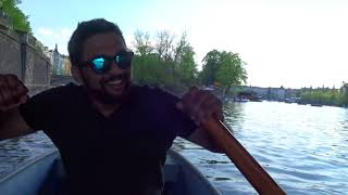 Boat ride in Prague Canal