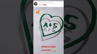 cute name 🥰/choose your Frist letter A+S #shortvideo ♥️/short #alphabet /lovely name A+S🥰🥰