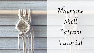 Macrame Shell Pattern