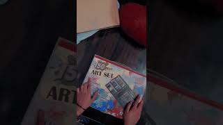 unboxing my art kit🤗🤗 from meesho😄 under 500 #drawing #art #realstic #shorts