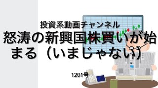 投資系動画チャンネル1201号　怒涛の新興国株買いが始まる（いまじゃない）