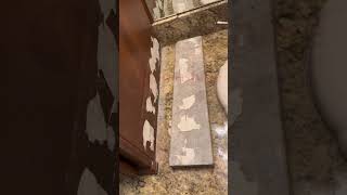 Backsplash repair #sureshine #countertop #graniterepair