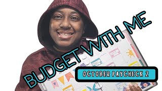 Budget With Me: Easy Monthly Breakdown for Saving Money & Managing Finances | OCTOBER PAYCHECK #2 |