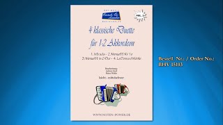 15103, 4 leichte Duette für 1-2 Akkordeon Vol. 3