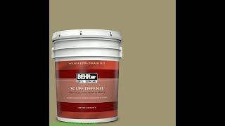 BEHR ULTRA 5 gal. #380F-6 River Bank Extra Durable Flat Interior Paint & Primer