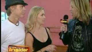 Jennie Garth and Derek Hough on The Insider