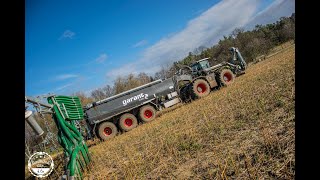 Gülle ausbringen // Claas Xerion 4000 mit Kotte Garant Schwanenhalsfass