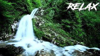 Under water 🌧️ SOLO Camping Girl in HEAVY RAIN - Overnight by the waterfall -ASMR rain sounds